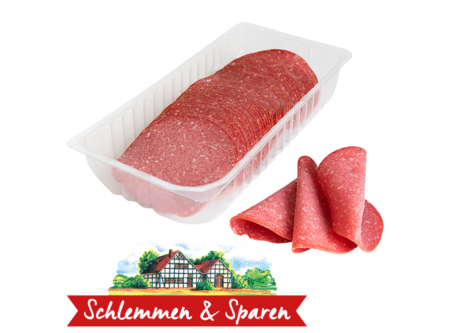 Schlemmen & Sparen Truthahn-Salami mit Pflanzenfett, Halal